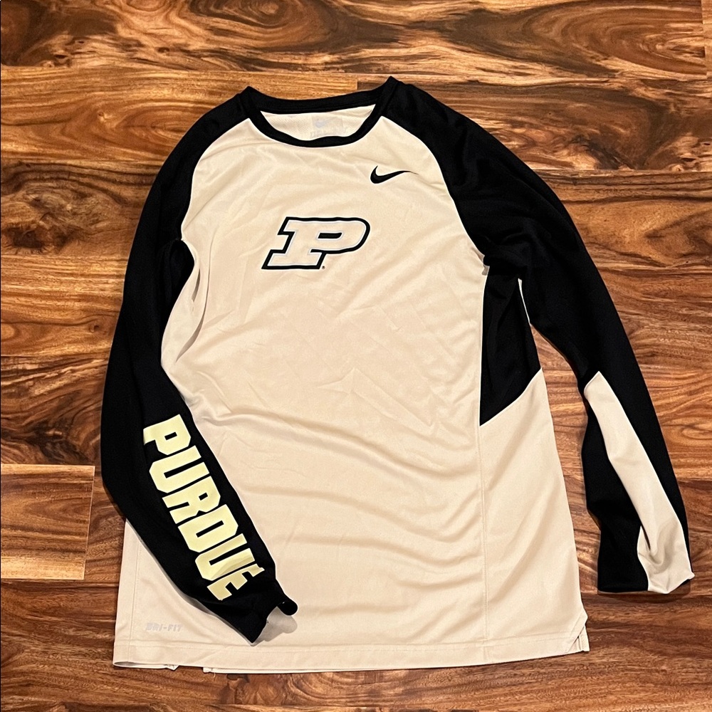 Purdue Nike men’s dri fit long sleeve t shirt